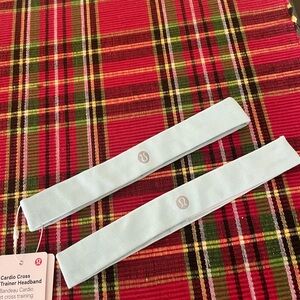 Lululemon Light Blue stretch headbands